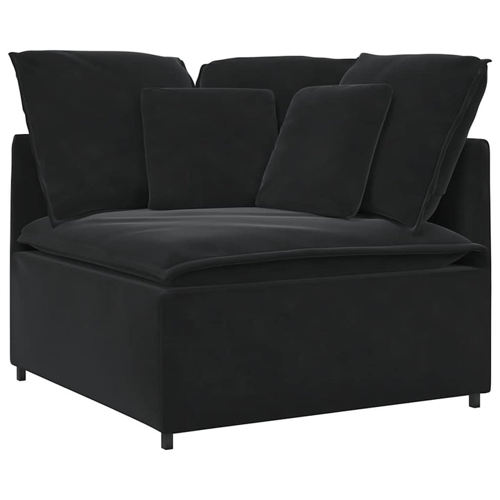 Modulsoffa Med Kuddar Sammet