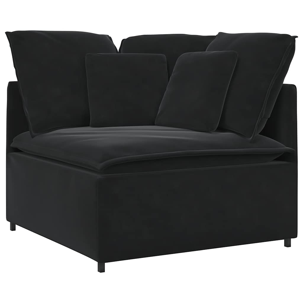 Modulsoffa Med Kuddar Sammet