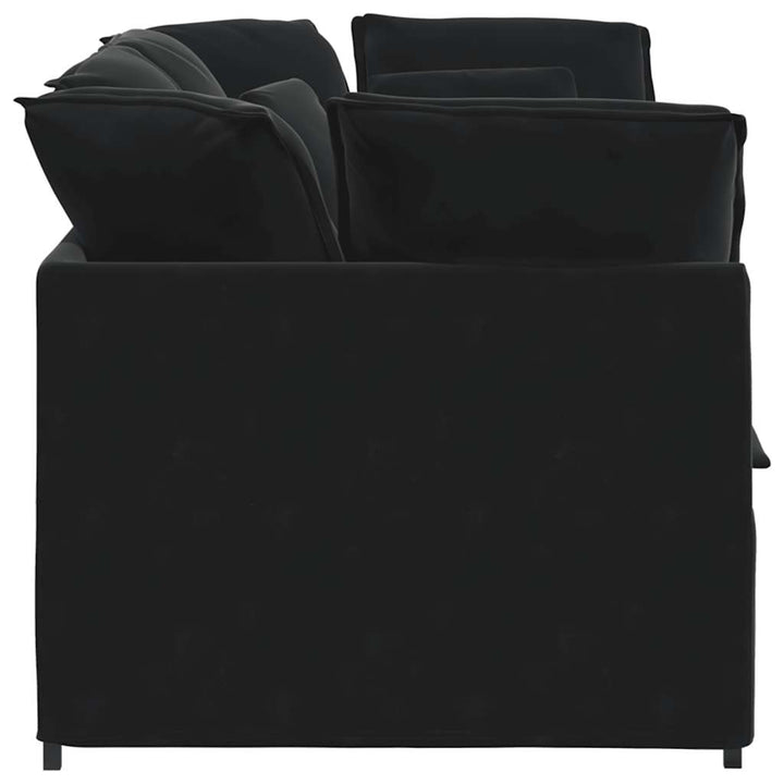 Modulsoffa Med Kuddar Sammet