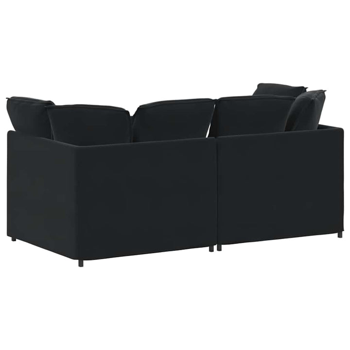 Modulsoffa Med Kuddar Sammet