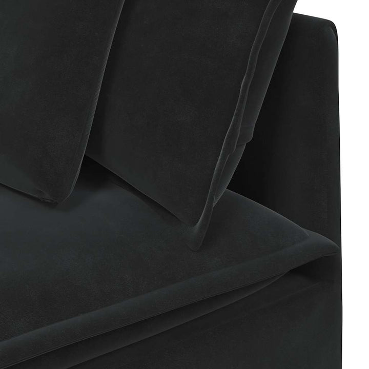 Modulsoffa Med Kuddar Sammet
