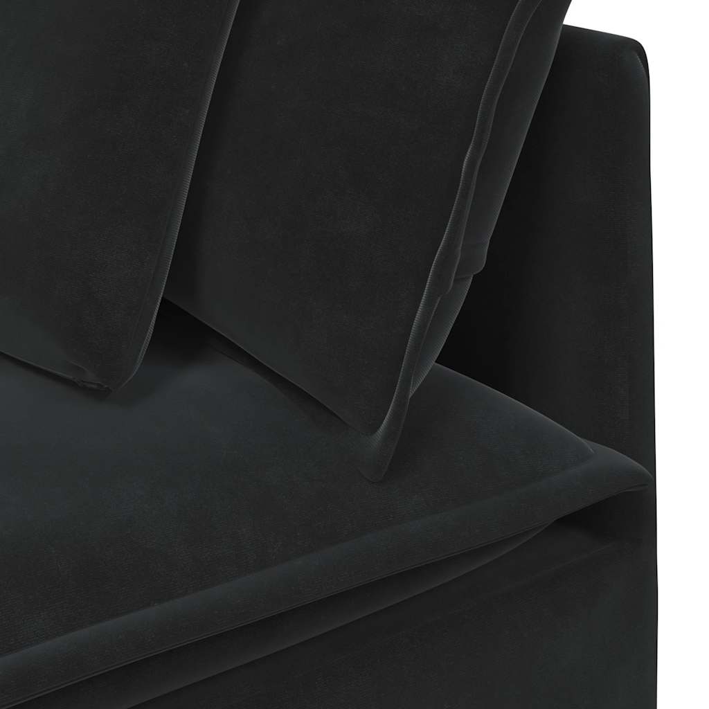 Modulsoffa Med Kuddar Sammet