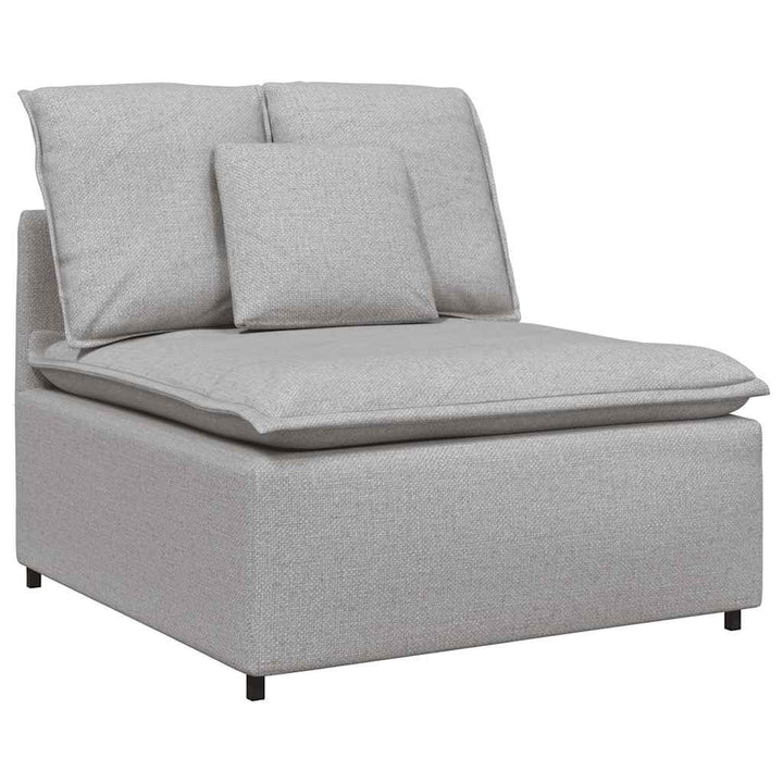 Modulsoffa Med Dynor I Tyg Molngrå