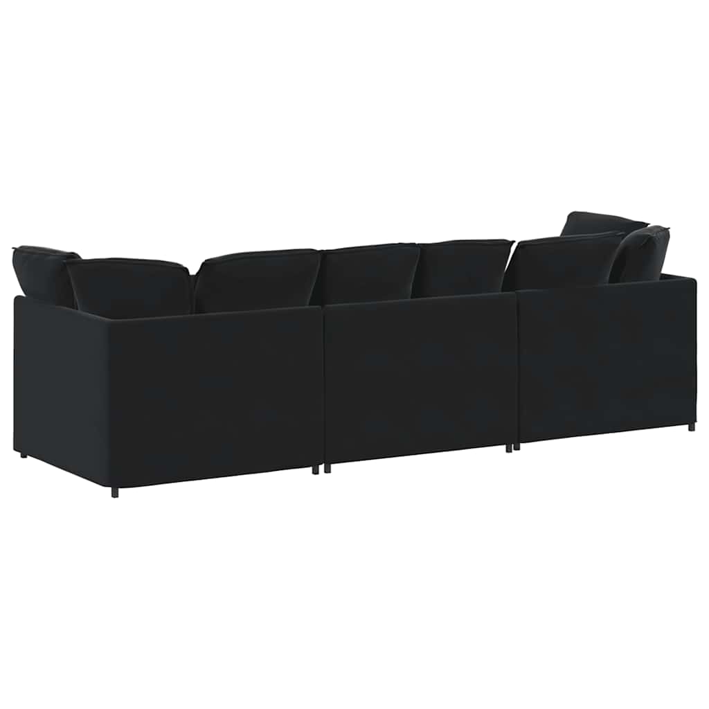 Modulsoffa Med Kuddar Sammet