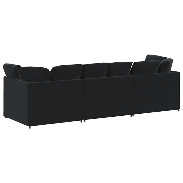 Modulsoffa Med Kuddar Sammet