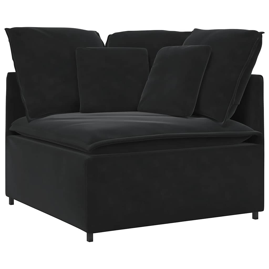 Modulsoffa Med Kuddar Sammet