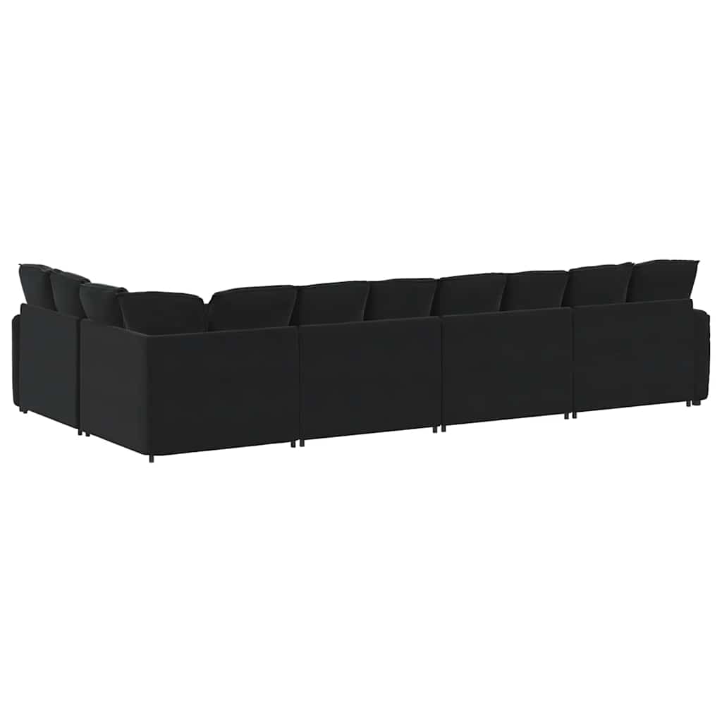 Modulsoffa Med Kuddar Sammet