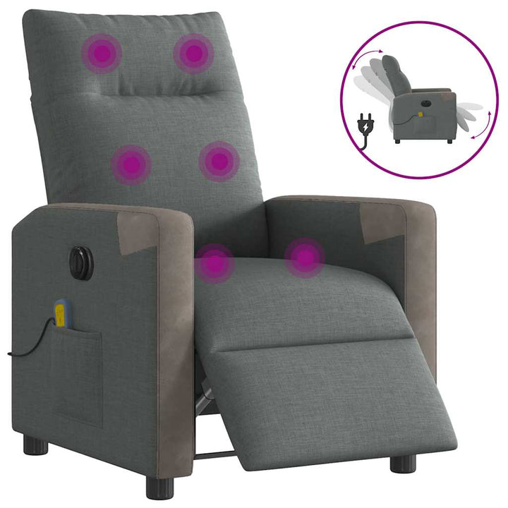 Massagefåtölj Tyg