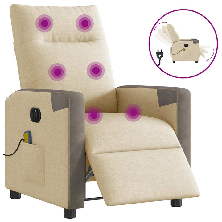 Massagefåtölj Tyg