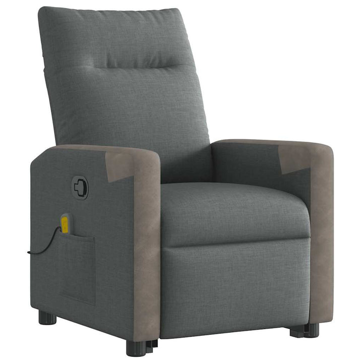 Massagefåtölj Med Uppresningshjälp Tyg