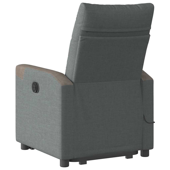 Massagefåtölj Med Uppresningshjälp Tyg