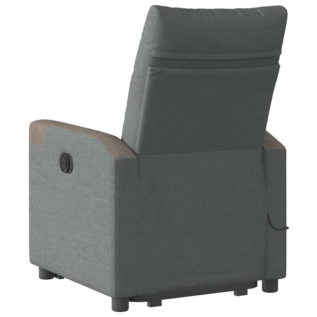 Massagefåtölj Med Uppresningshjälp Tyg