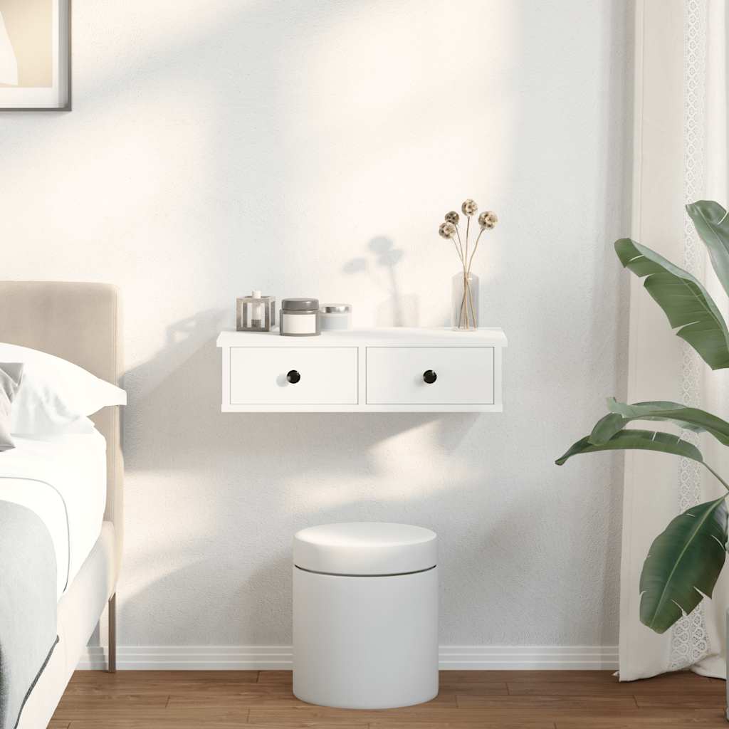 Vägghylla Med Lådor 100X37,5X19 Cm Konstruerat Trä