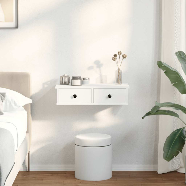 Vägghylla Med Lådor 100X37,5X19 Cm Konstruerat Trä