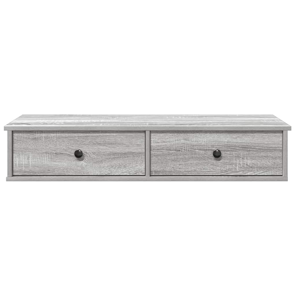 Vägghylla Med Lådor 100X37,5X19 Cm Konstruerat Trä