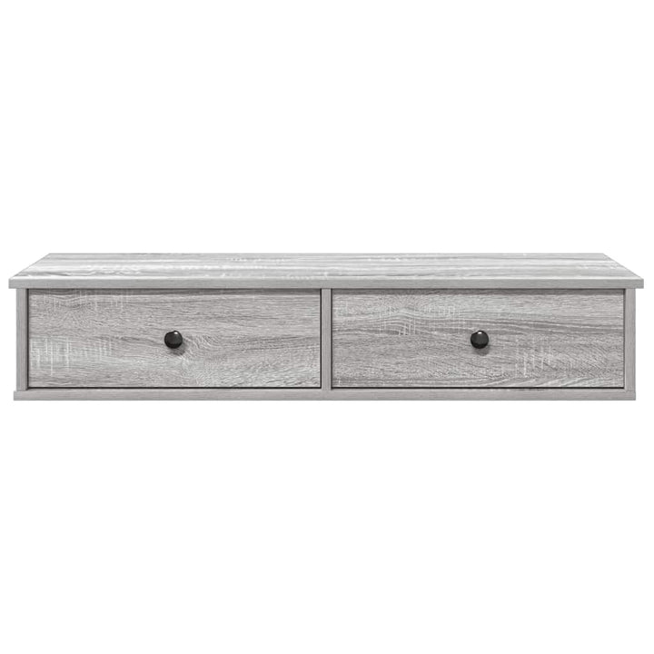 Vägghylla Med Lådor 100X37,5X19 Cm Konstruerat Trä