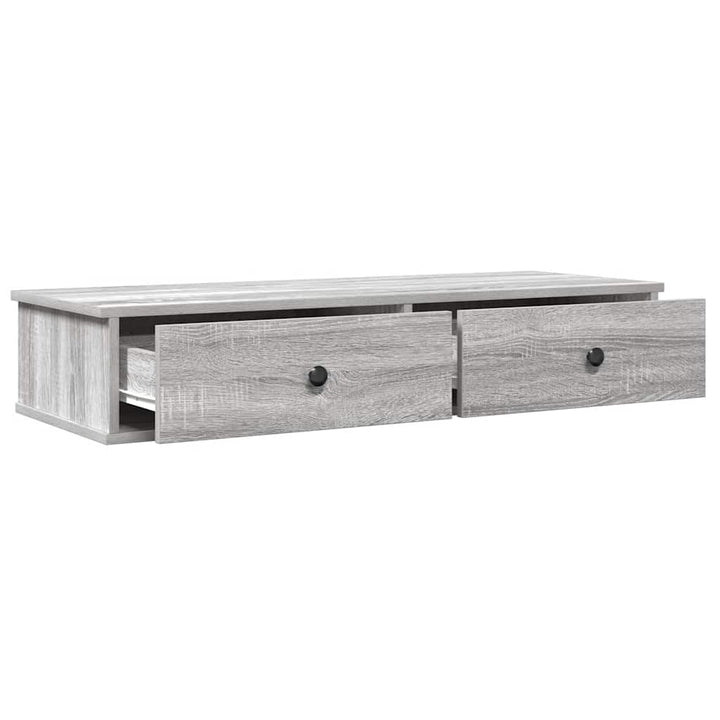 Vägghylla Med Lådor 100X37,5X19 Cm Konstruerat Trä