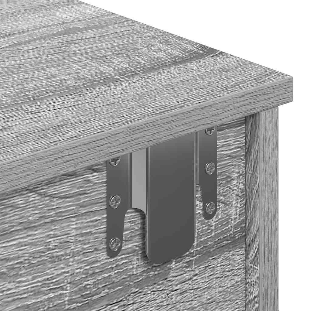 Vägghylla Med Lådor 100X37,5X19 Cm Konstruerat Trä