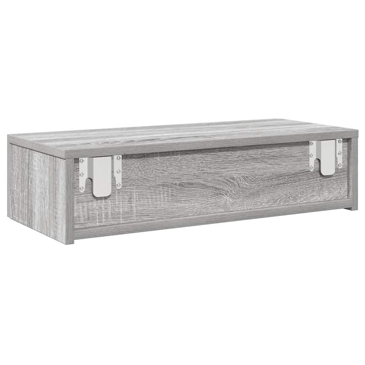 Vägghylla Med Lådor 60X26,5X15 Cm Konstruerat Trä