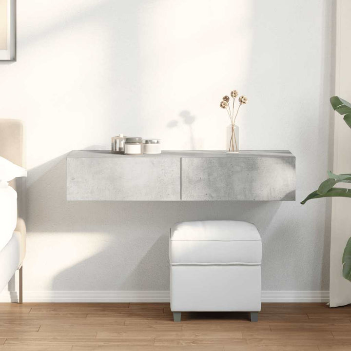 Vägghylla Med Lådor 60X26,5X15 Cm Konstruerat Trä
