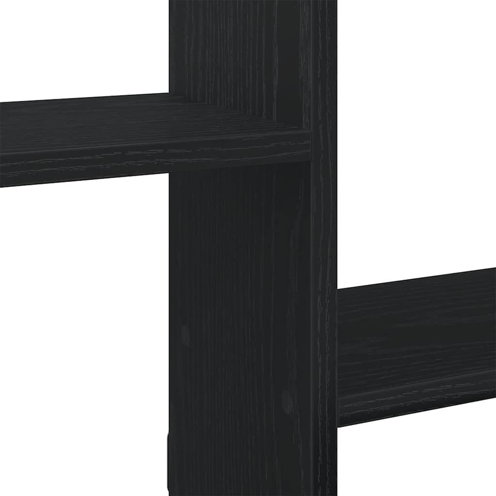 Väggmonterad Kubhylla 5 Fack Konstruerat Trä