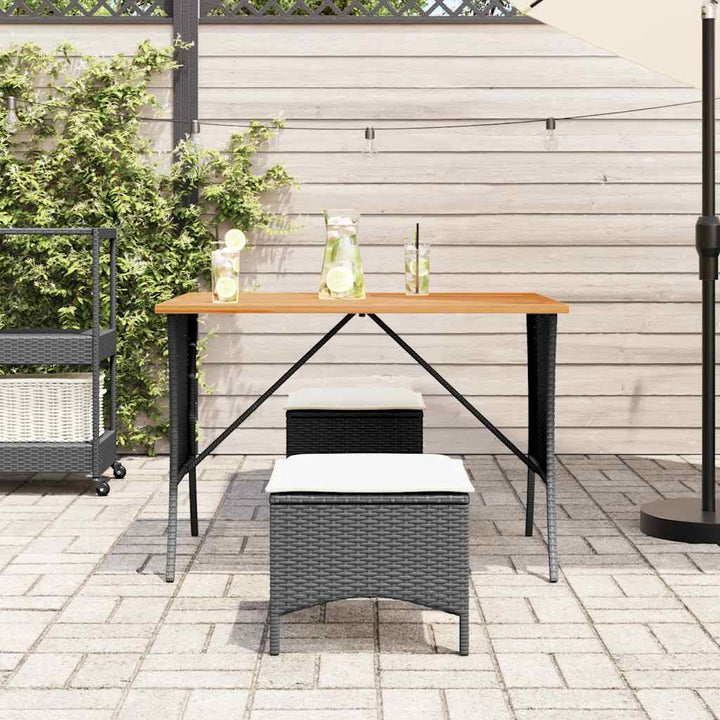 Trädgårdsbord Med Skiva I Akaciaträ 105X75X72 Cm