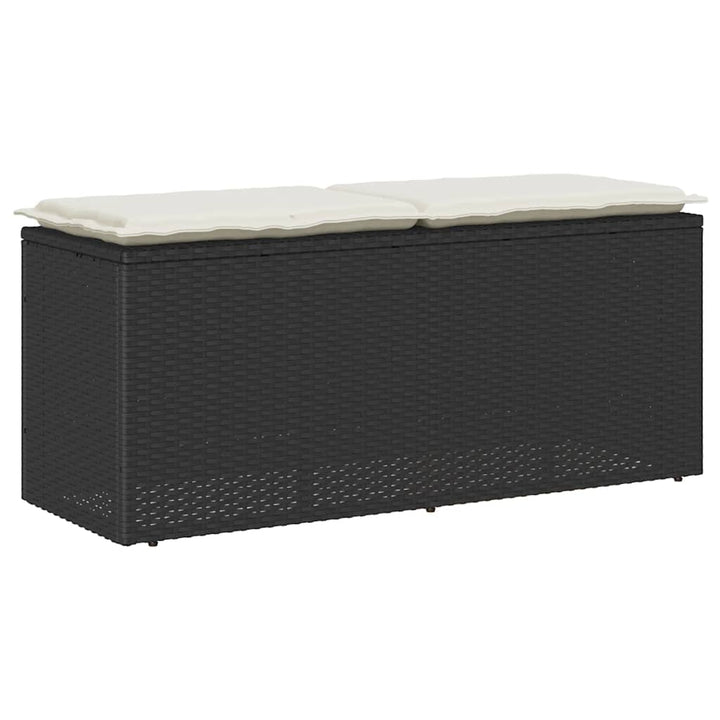 Trädgårdsbänk Med Dyna 110X40X44 Cm Konstrotting