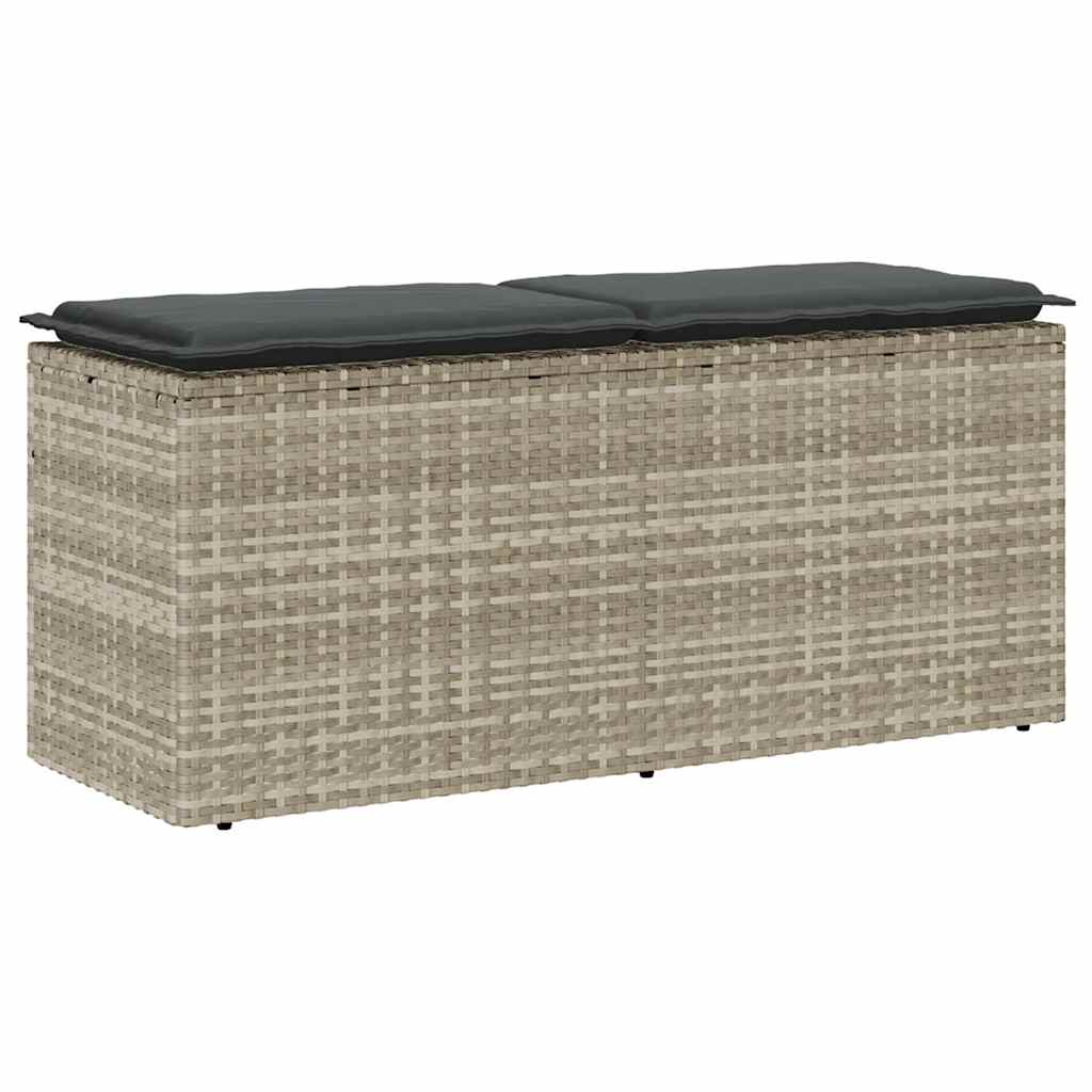 Trädgårdsbänk Med Dyna 110X40X44 Cm Konstrotting