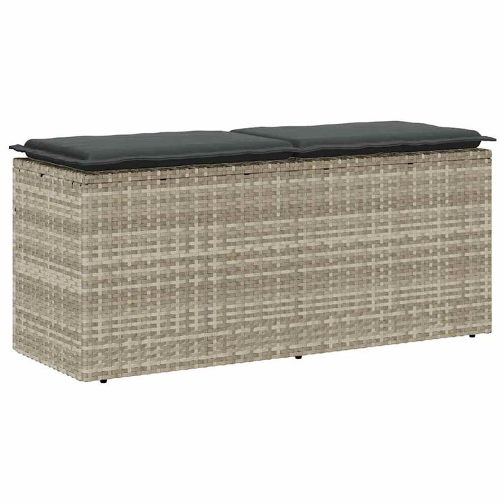 Trädgårdsbänk Med Dyna 110X40X44 Cm Konstrotting