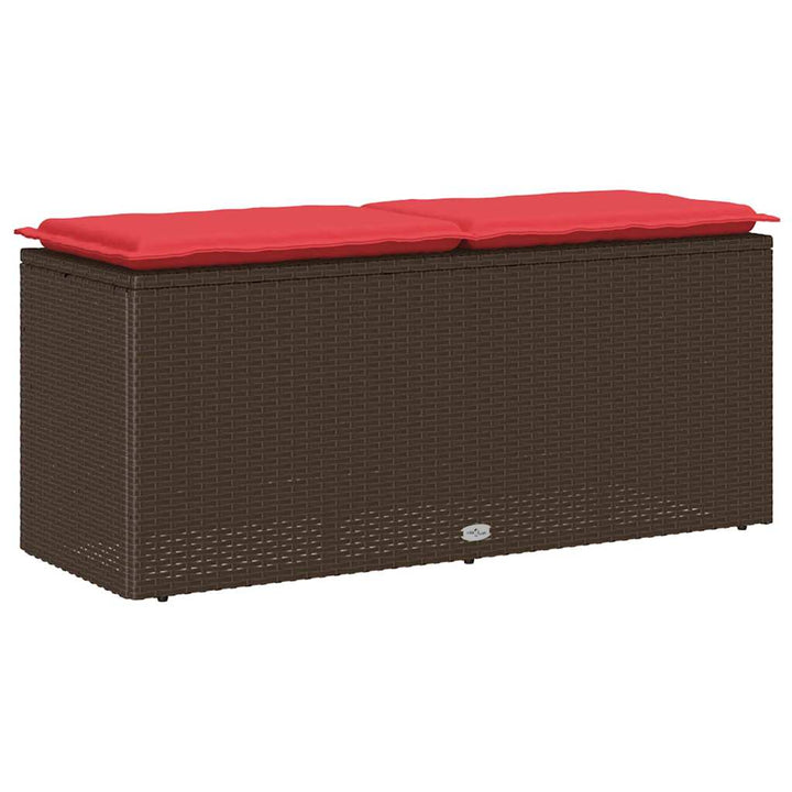 Trädgårdsbänk Med Dyna 110X40X44 Cm Konstrotting