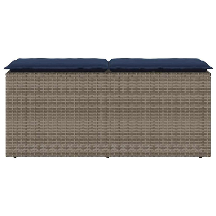 Trädgårdsbänk Med Dyna 110X40X44 Cm Konstrotting