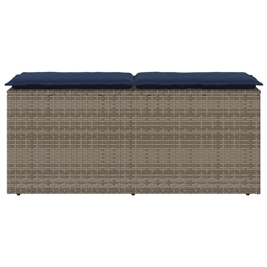 Trädgårdsbänk Med Dyna 110X40X44 Cm Konstrotting