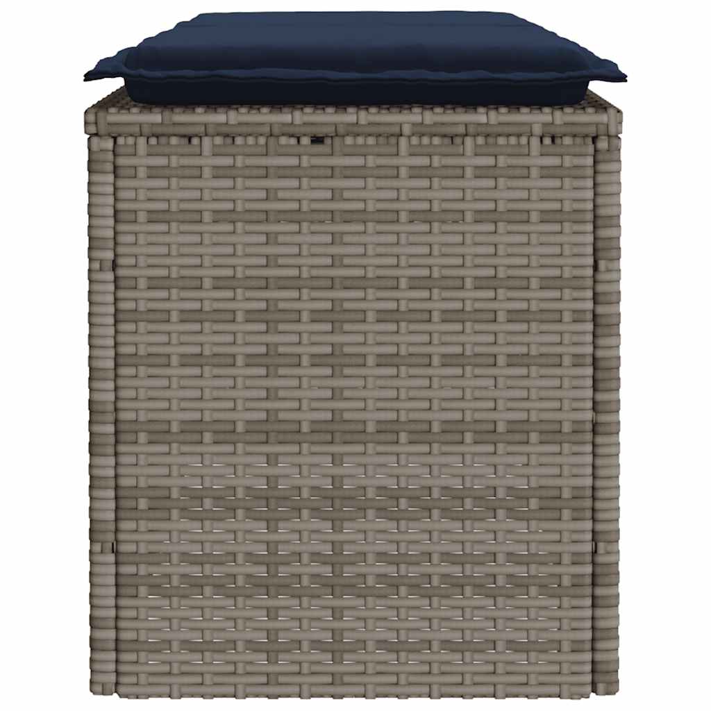 Trädgårdsbänk Med Dyna 110X40X44 Cm Konstrotting