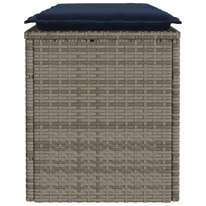 Trädgårdsbänk Med Dyna 110X40X44 Cm Konstrotting