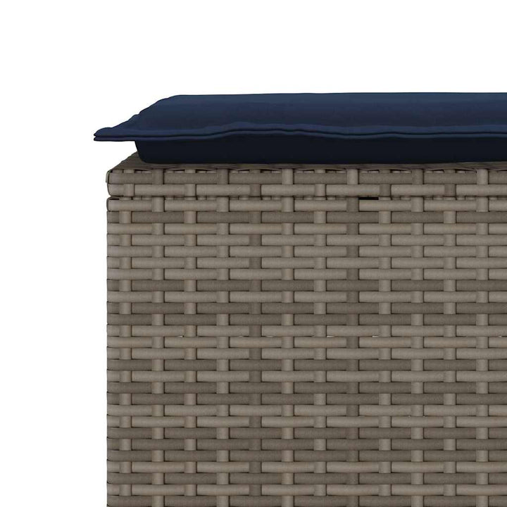 Trädgårdsbänk Med Dyna 110X40X44 Cm Konstrotting