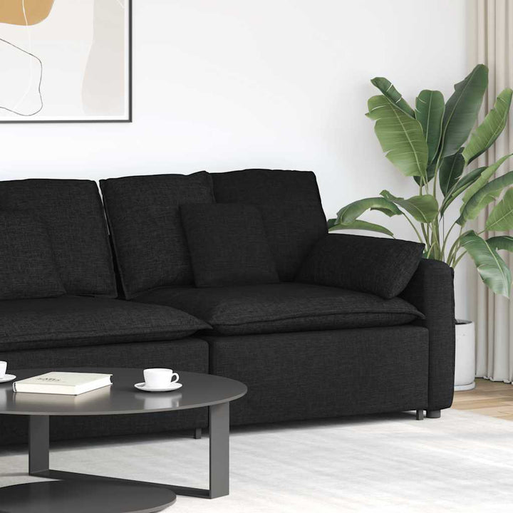 Modulär Soffa Armstödsändmodul Med Dynor 100 Cm