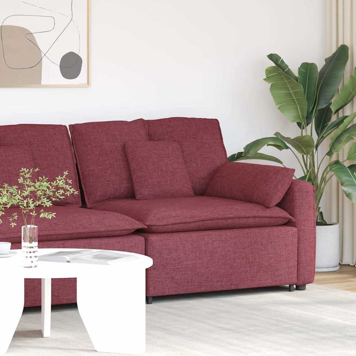 Modulär Soffa Armstödsändmodul Med Dynor 100 Cm