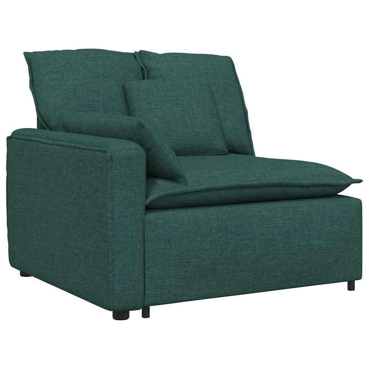 Modulär Soffa Armstödsändmodul Med Dynor 100 Cm