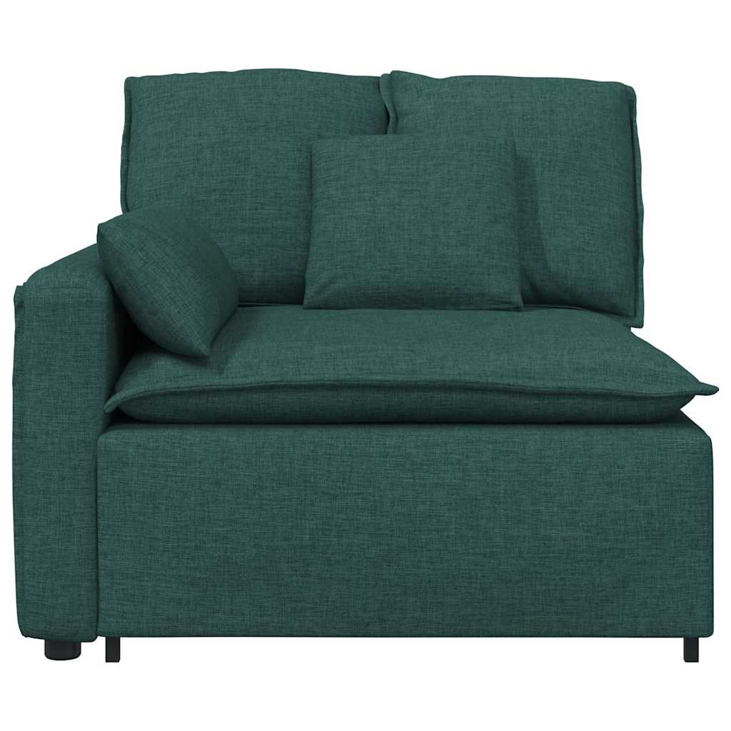 Modulär Soffa Armstödsändmodul Med Dynor 100 Cm
