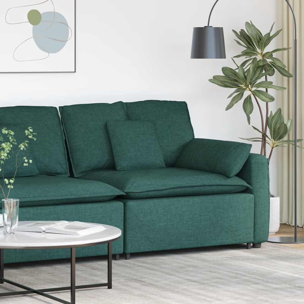 Modulär Soffa Armstödsändmodul Med Dynor 100 Cm