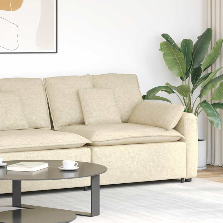 Modulär Soffa Armstödsändmodul Med Dynor 100 Cm