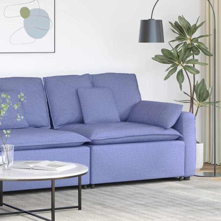 Modulär Soffa Armstödsändmodul Med Dynor 100 Cm