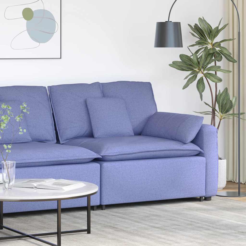 Modulär Soffa Armstödsändmodul Med Dynor 100 Cm