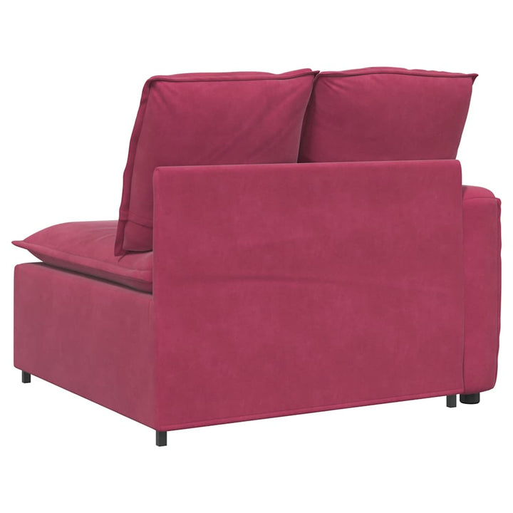 Modulär Soffa Armstödsändmodul Med Dynor 100 Cm