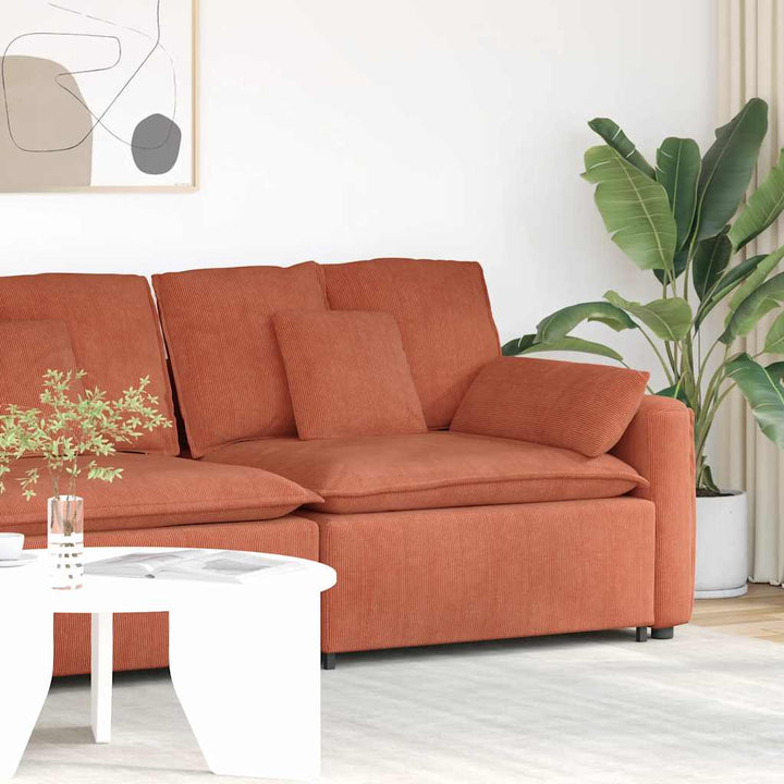Modulär Soffa Smodul Röd Orange 100X100X48 Cm