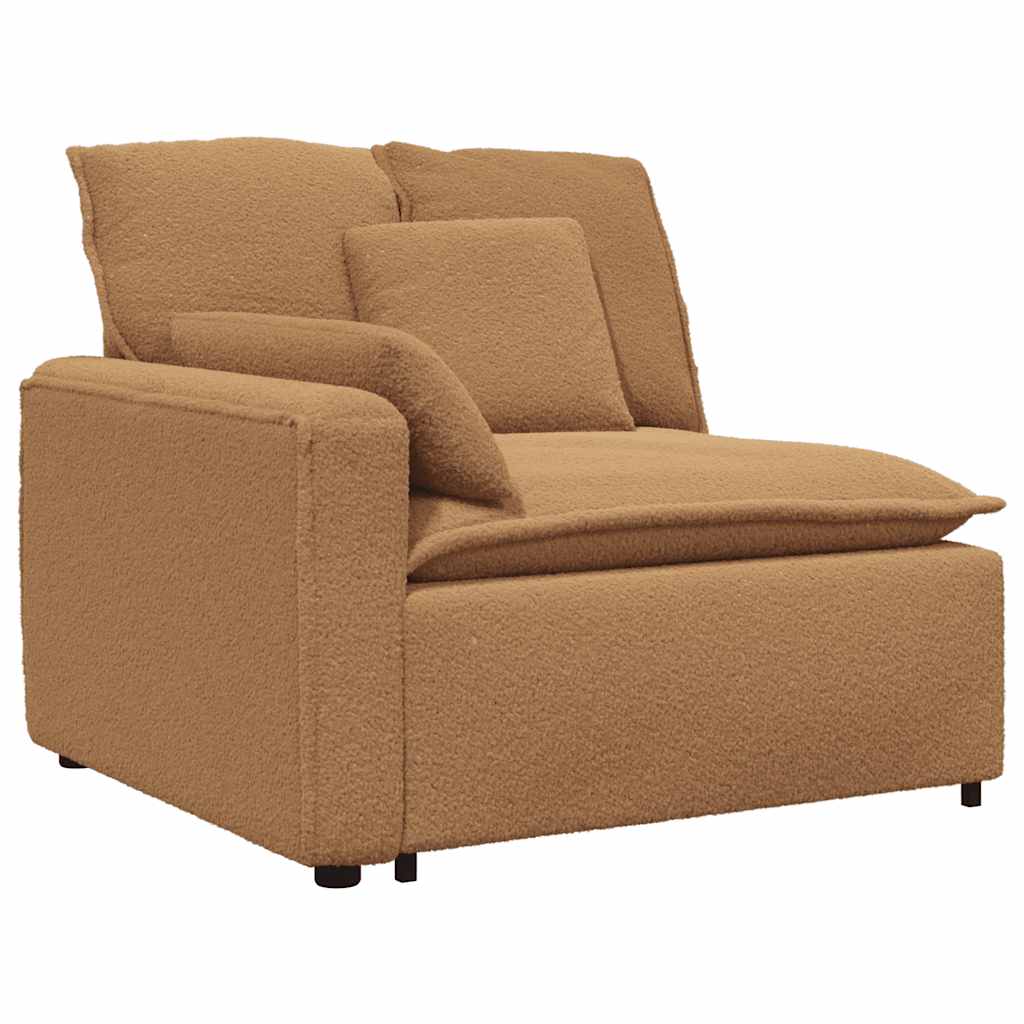 Modulär Soffa Armstödsändmodul Med Dynor 100 Cm