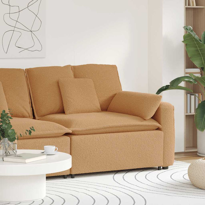 Modulär Soffa Armstödsändmodul Med Dynor 100 Cm