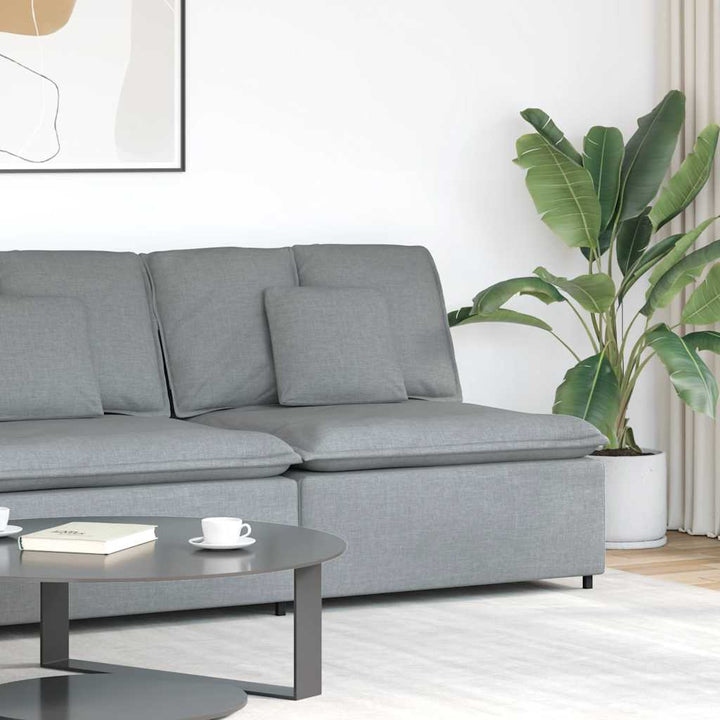 Modulär Soffa Armstödsändmodul Med Dynor 100 Cm