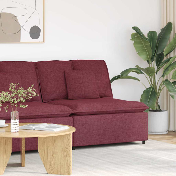 Modulär Soffa Armstödsändmodul Med Dynor 100 Cm