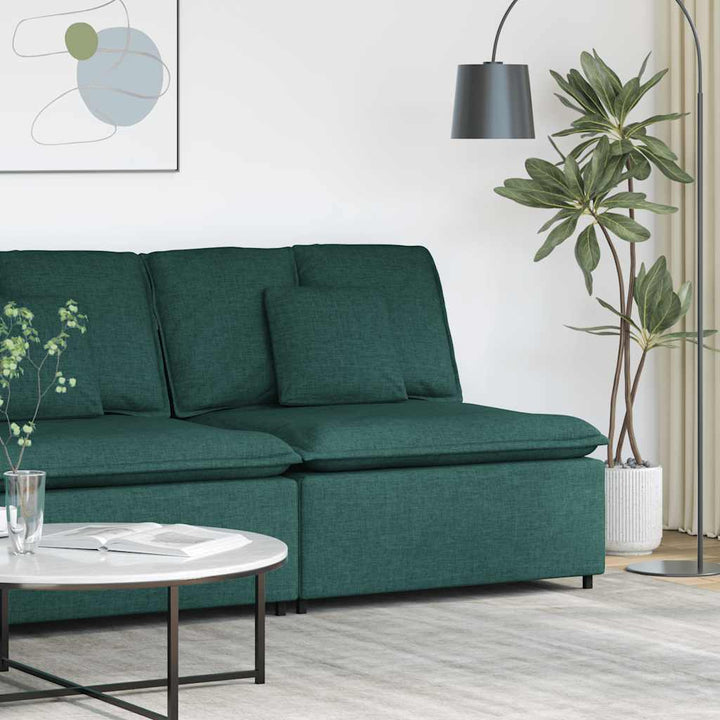 Modulär Soffa Armstödsändmodul Med Dynor 100 Cm